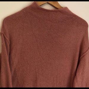 pink maternity sweater